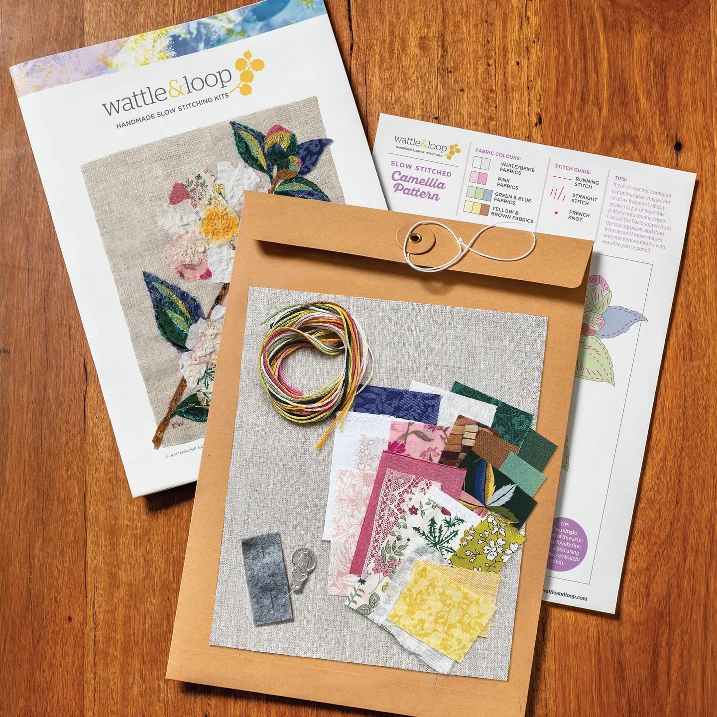 Camelia Slow Stitching Kit