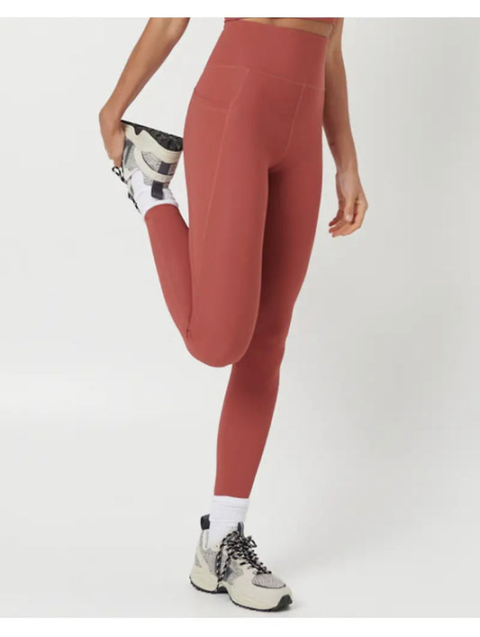 Bella Full Length Leggings - Vermilion