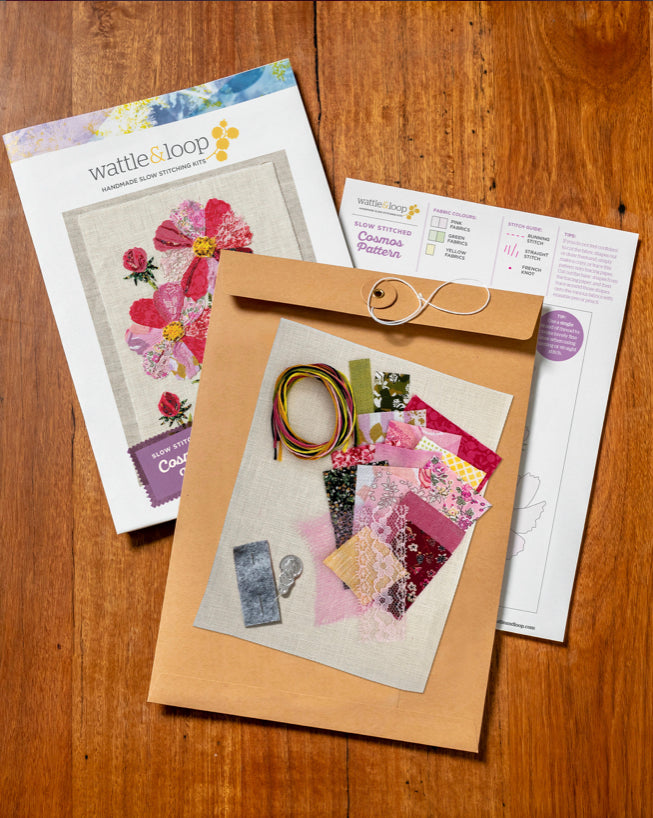 Cosmos Slow Stitching Kit
