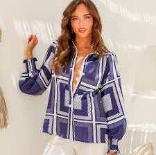 Y H & Co Brydie Geo Shirt