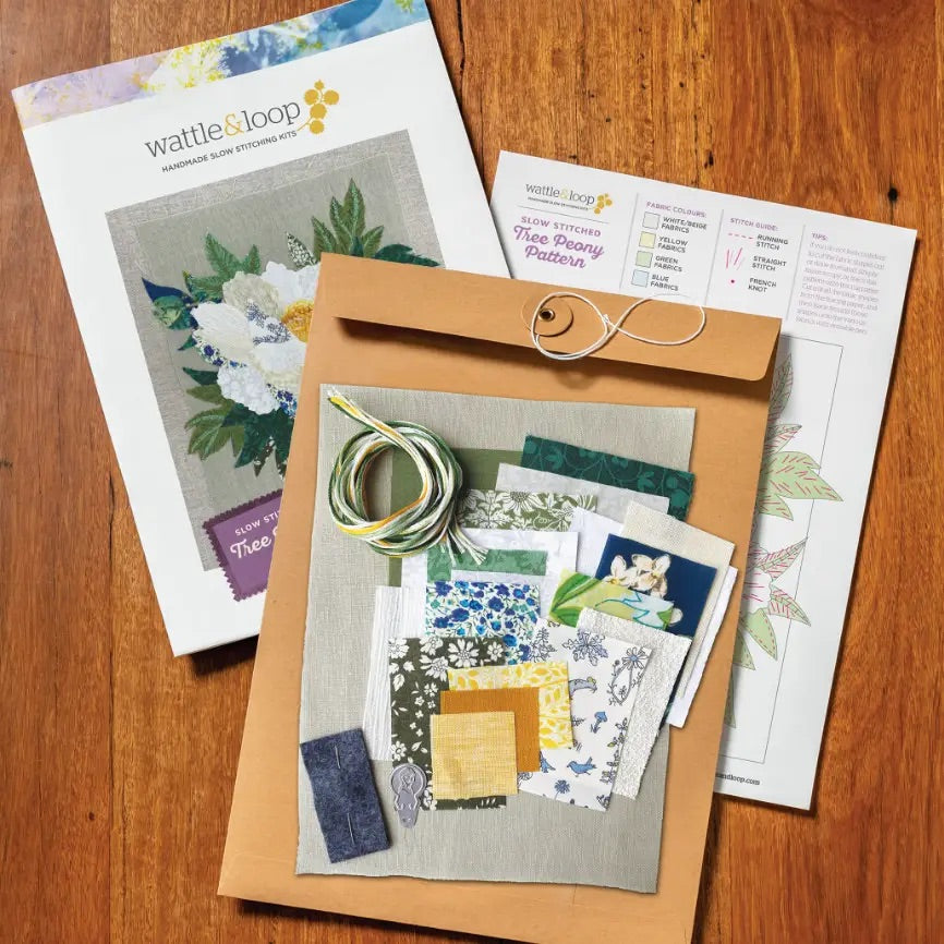 Tree Peony Slow Stitching Kit