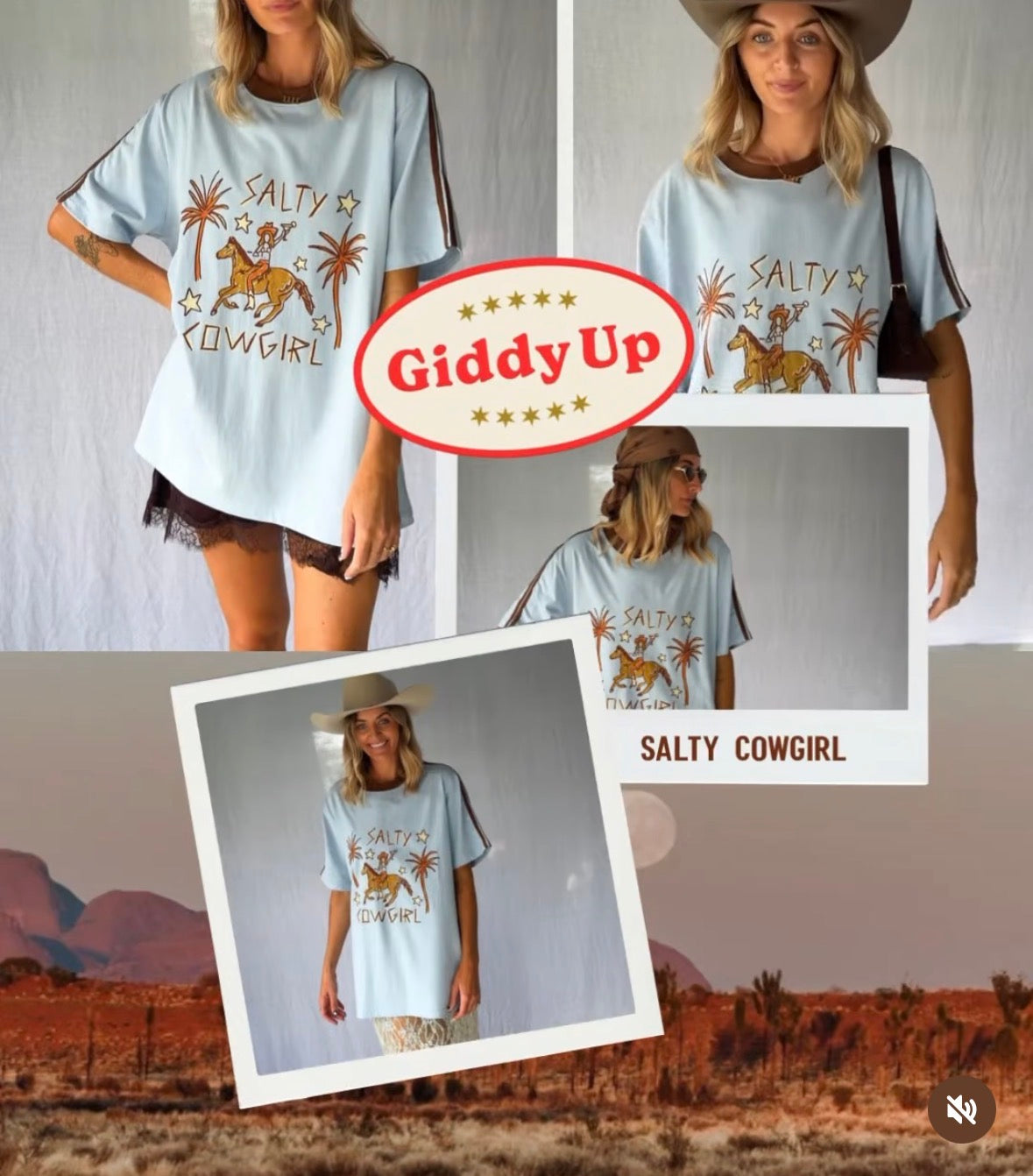 Salty Cowgirl Tee