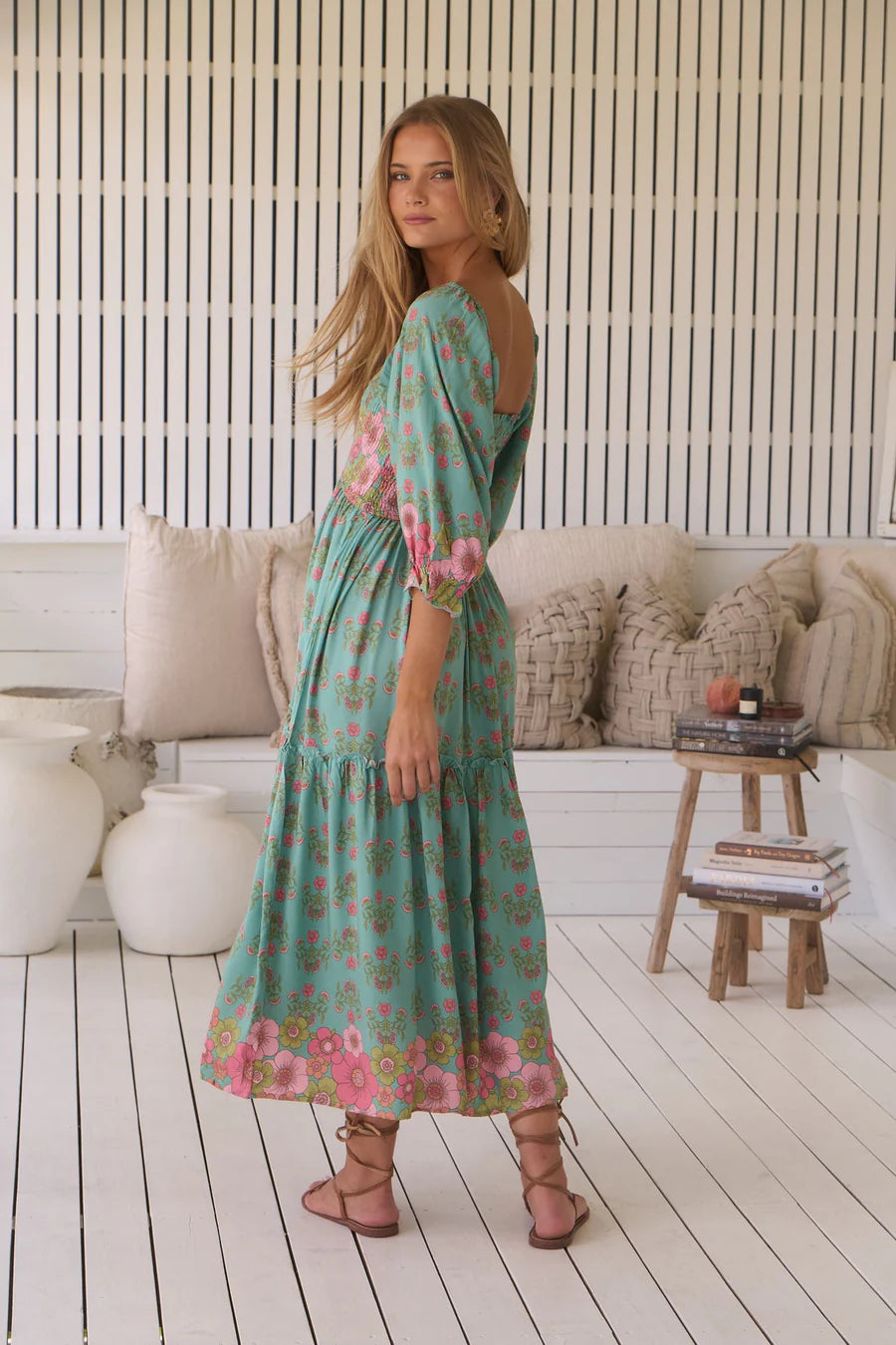Jaase Meadowland Tulli Midi Dress