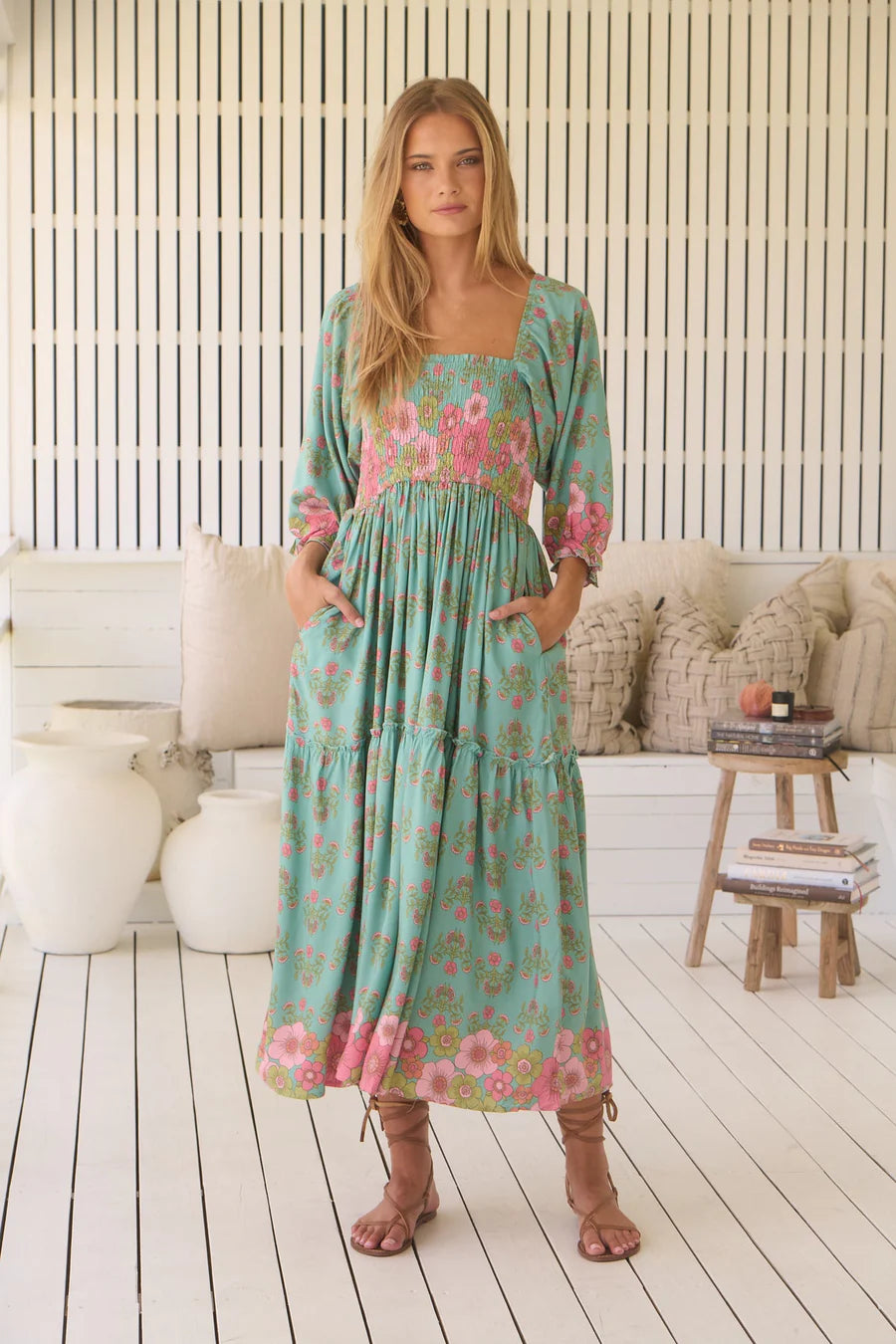 Jaase Meadowland Tulli Midi Dress