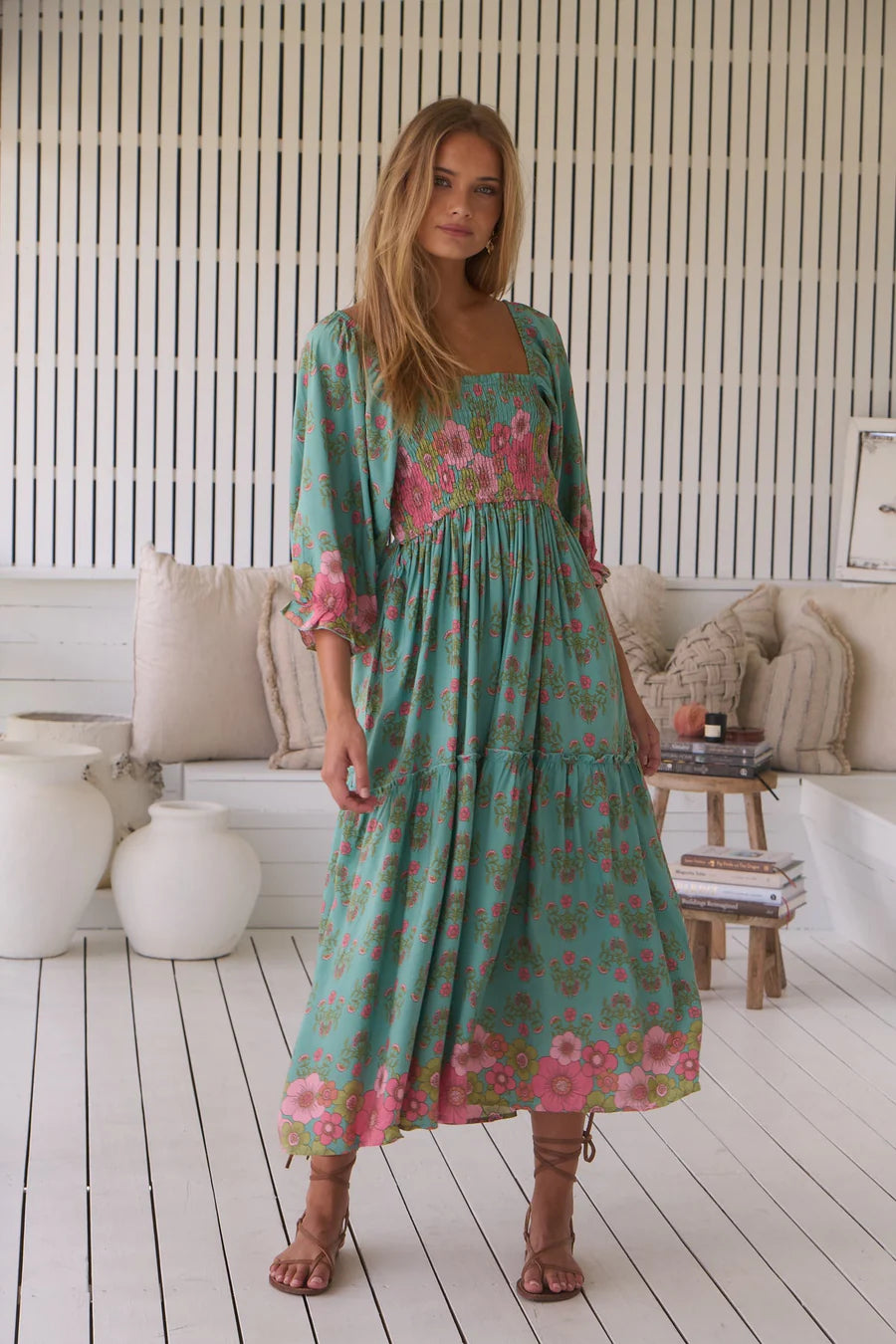 Jaase Meadowland Tulli Midi Dress