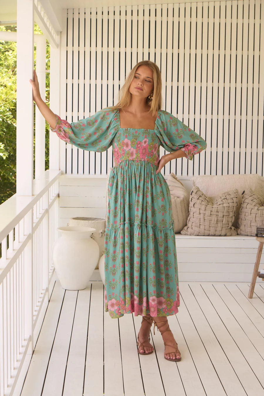 Jaase Meadowland Tulli Midi Dress