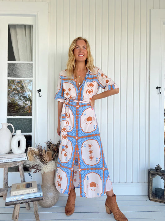 Jaase Ace of Spades Pepper Midi Shirt Dress