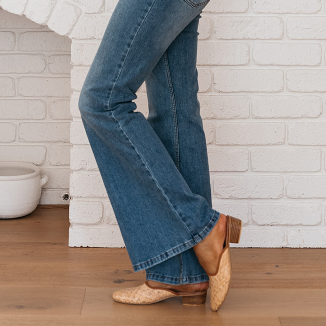 Ophelia Rattan Loafer Heel