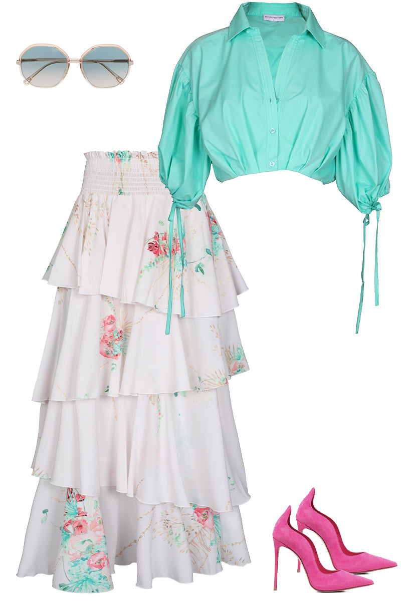 Time After Time Tiered Maxi Skirt