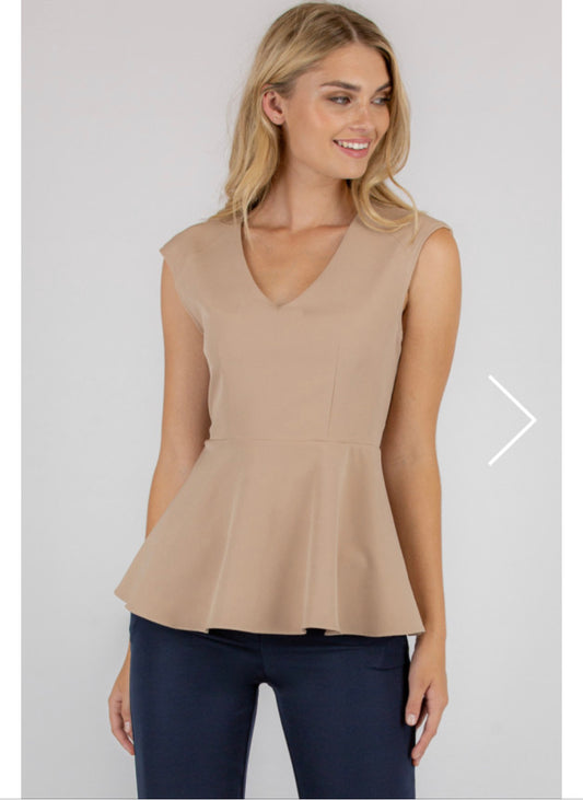 Adah Top - Taupe