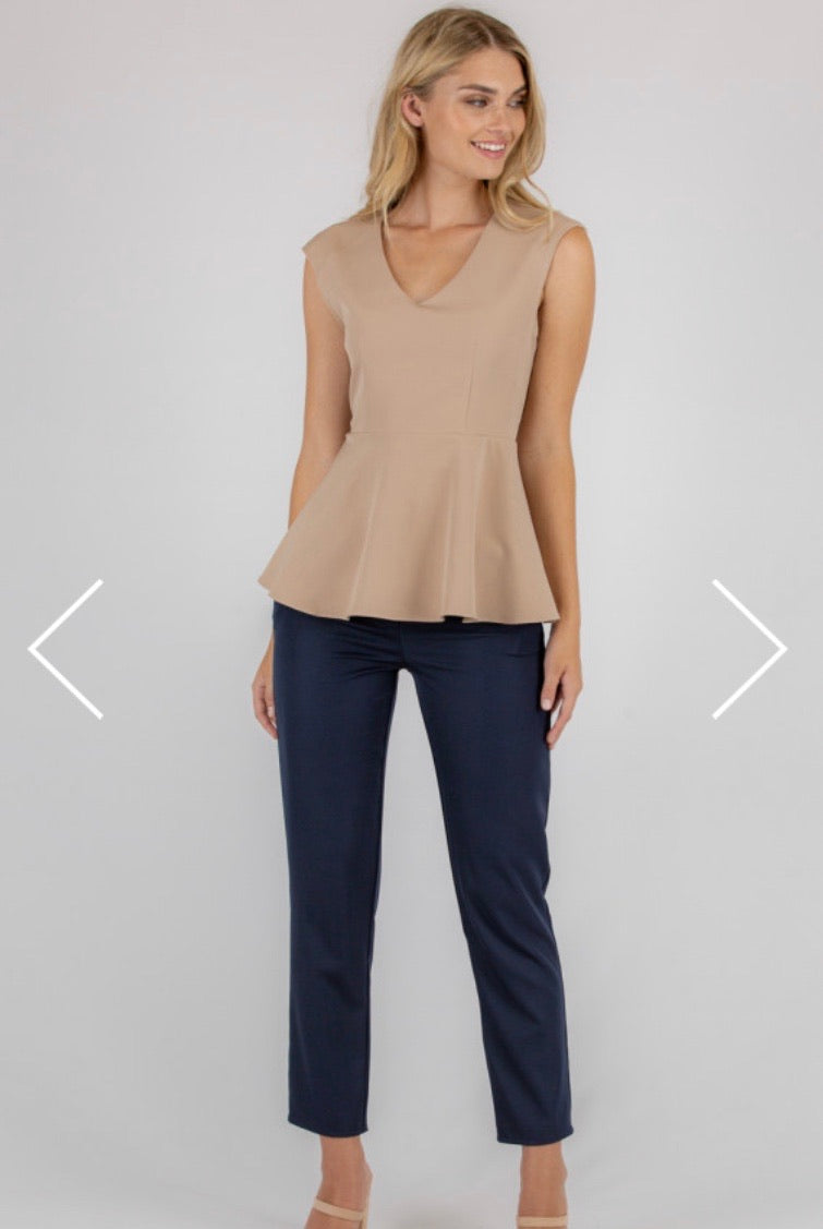 Adah Top - Taupe