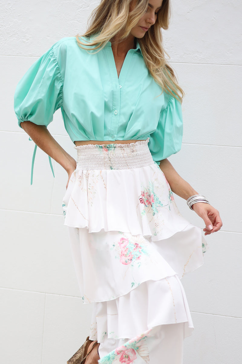 Time After Time Tiered Maxi Skirt