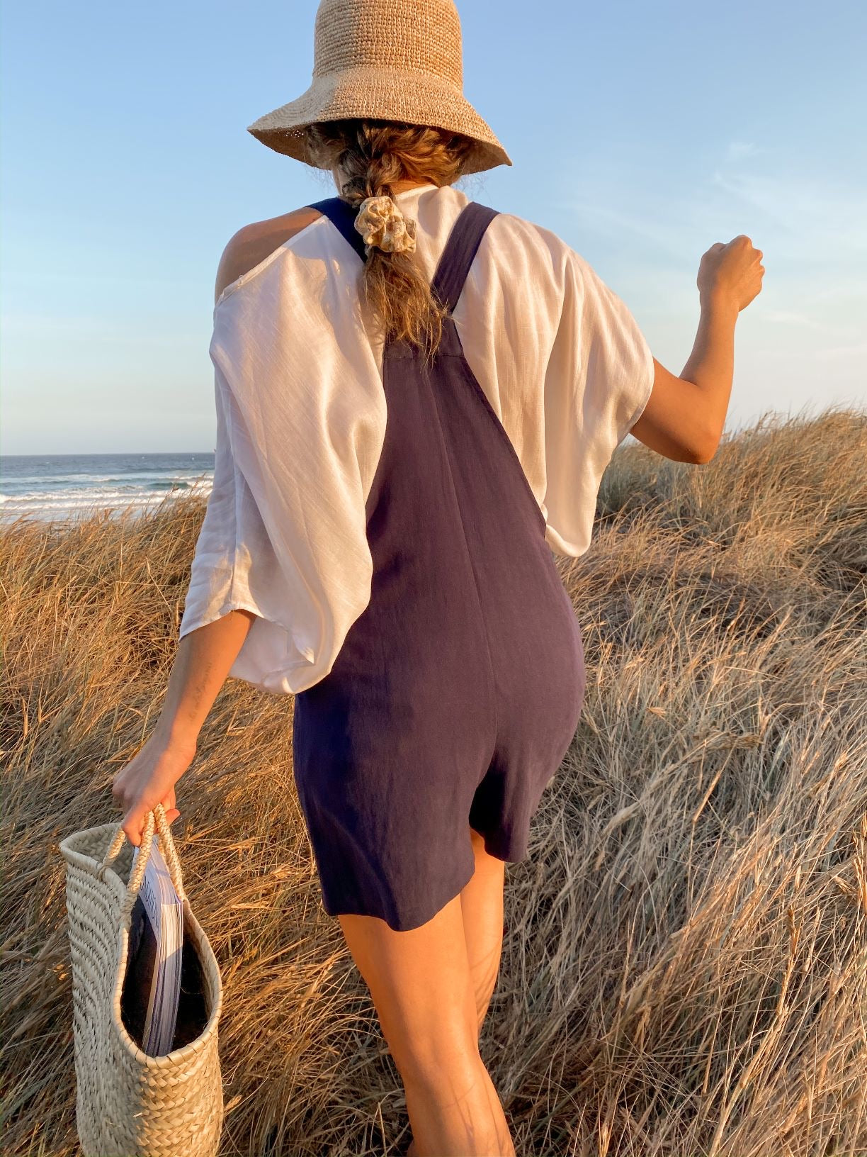 Sadie Playsuit - Navy