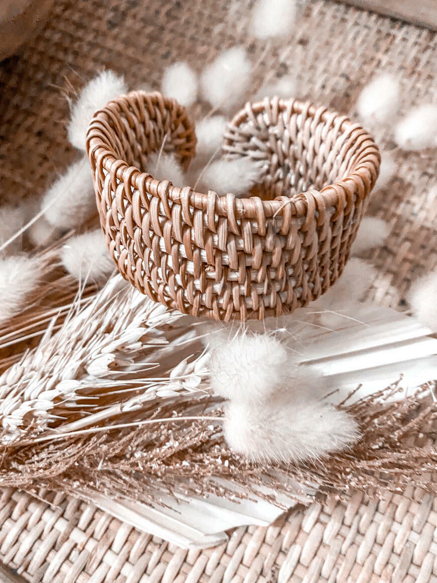 Rattan Cuff Bracelet