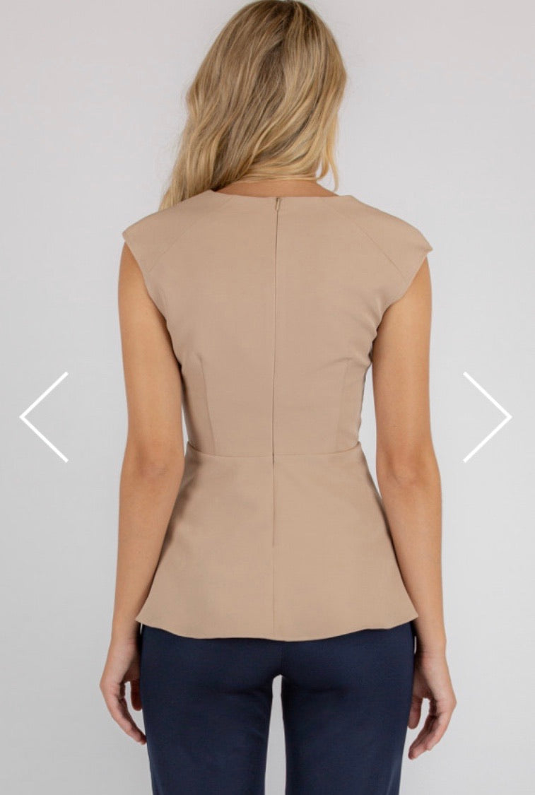Adah Top - Taupe