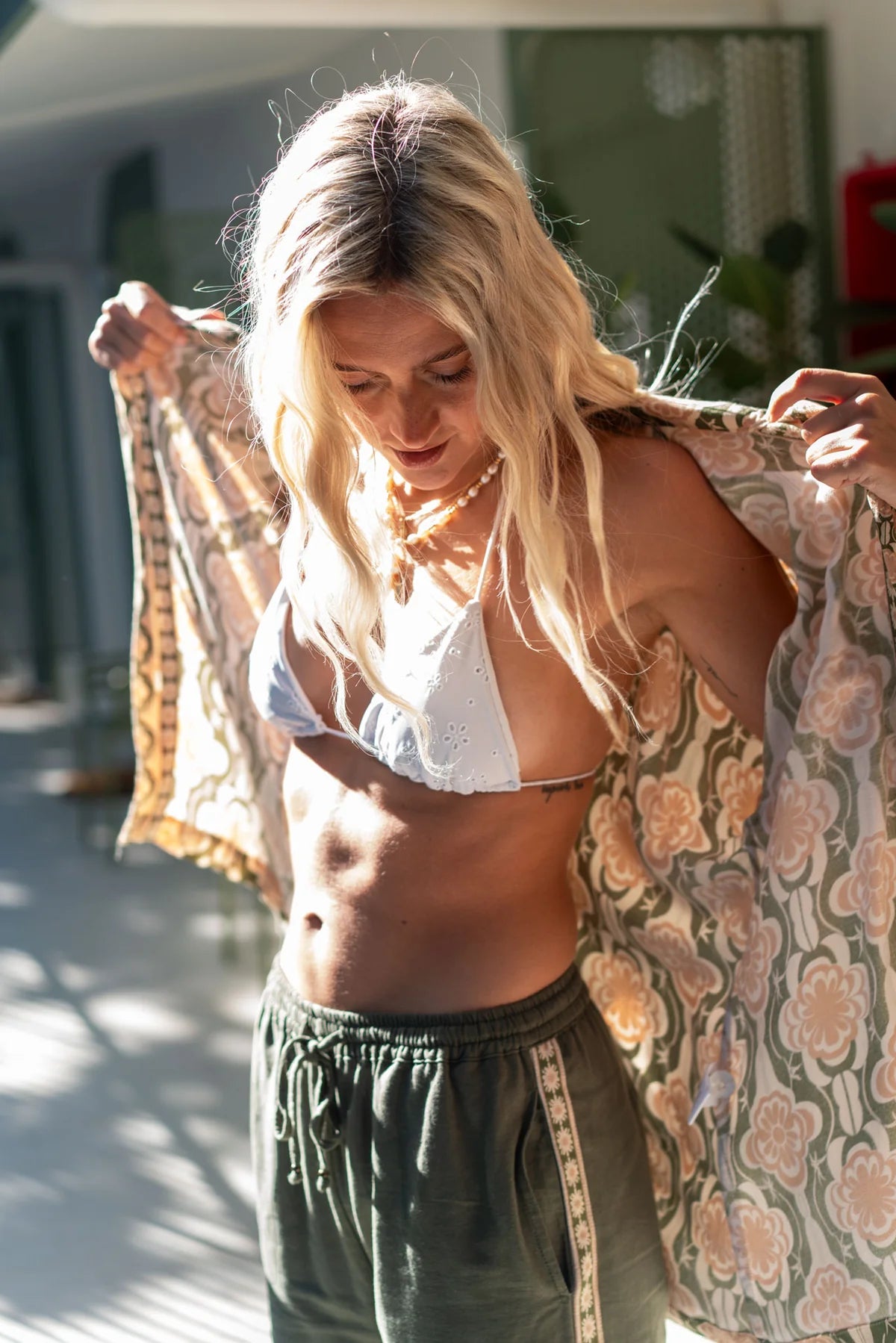 Barefoot Blonde Marlo Button Down Shirt - Olive